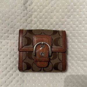 Coach signature wallet